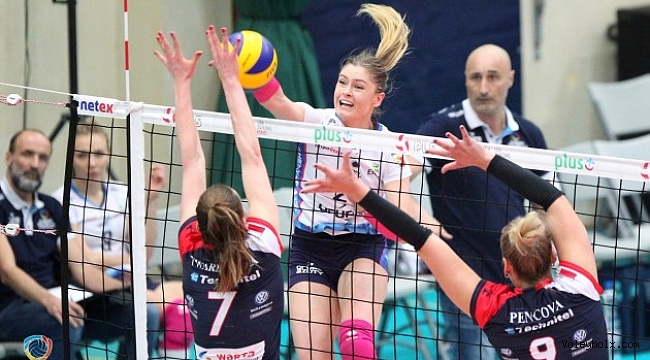 Brakocevicli Lodz, yarı final ilk maçında Abbondanzalı Chemik'i 3-0 yendi