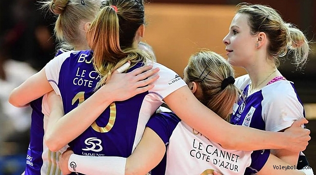 Fransa'da Volero Le Cannet ve Marcq En Baroeul yarı finalde