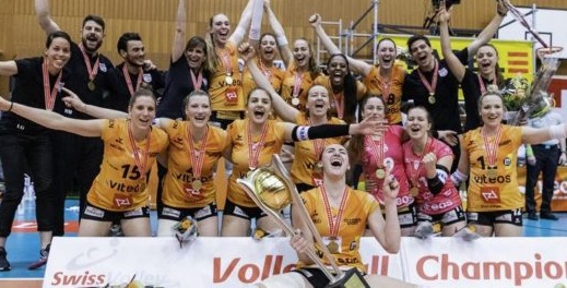 İsviçre'nin şampiyonu Viteos NUC Neuchatel