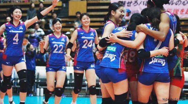 Japonya finalinde ilk maçın galibi Hisamitsu Springs