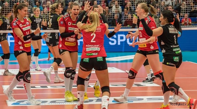 Stuttgart ve Schwerin yarı finale yükseldi