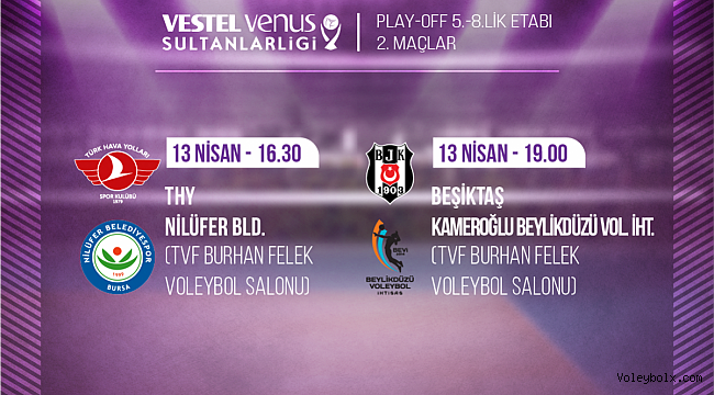 Sultanlar Ligi Play-Off 5/8.’lik Etabı 2. Karşılaşmaları Başlıyor