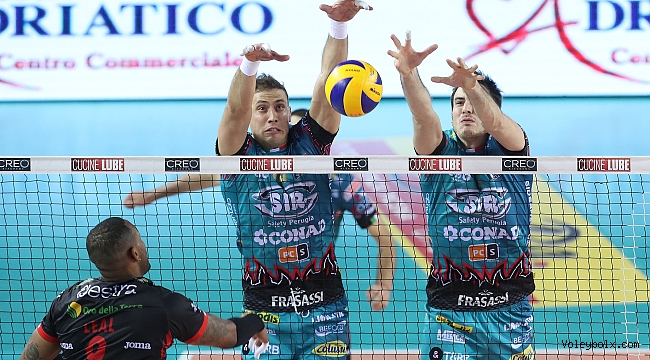 Perugia set vermedi, seride 2-1 öne geçti