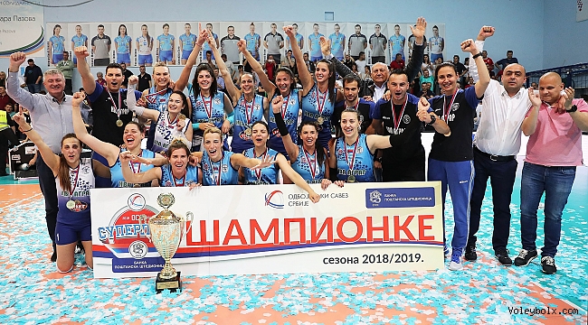 Sırbistan bayanlar ligi şampiyonu Zeleznicar Lajkovac