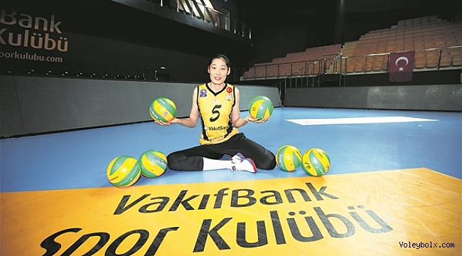 Zhu Ting:Türkiye’ye dönersem Vakıfbank’ta oynamak isterim