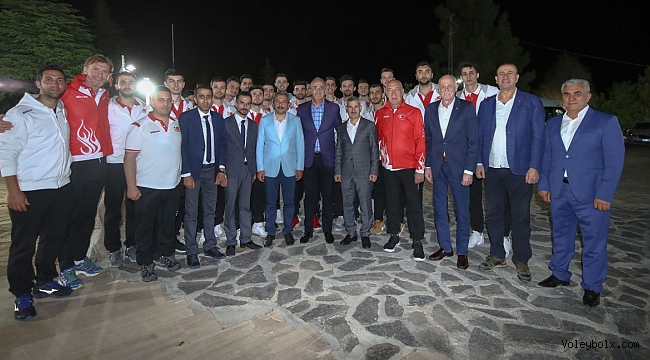 Malatya Yeşilyurt Belediyesi, A Erkek Milli Takımımızı Ağırladı