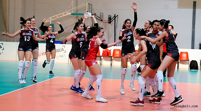 U16 Küçük Kız Milli Takımımız, Avrupa Şampiyonası’nda 3. Galibiyetini Aldı