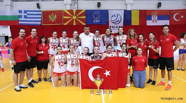 U16 Küçük Kız Milli Takımımız, Balkan Şampiyonu !