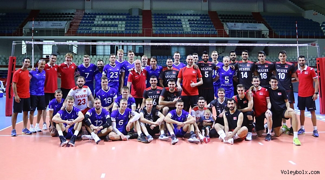 A Milli Erkek Voleybol Takımımızın Estonya ile İkili Kampı Sona Erdi