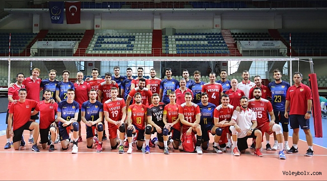 A Milli Erkek Voleybol Takımımızın, İspanya ile İkili Kampı Sona Erdi