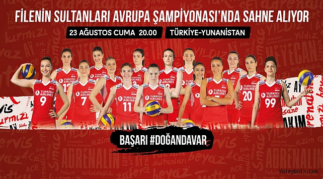 A Milli Kadın Voleybol Takımımız, Avrupa Şampiyonası’nda Sahne Alıyor