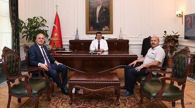 TVF Başkanı Mehmet Akif Üstündağ, Ankara Valisi Vasip Şahin’i Ziyaret Etti
