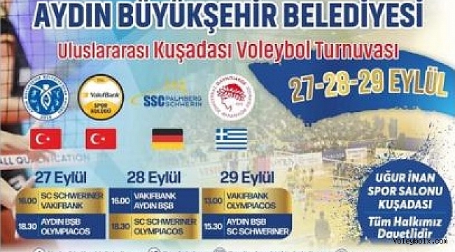Aydın'da sezon öncesi uluslararası turnuva