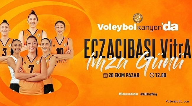 Eczacıbaşı VitrA’nın yıldızları voleybolseverlerle buluşuyor