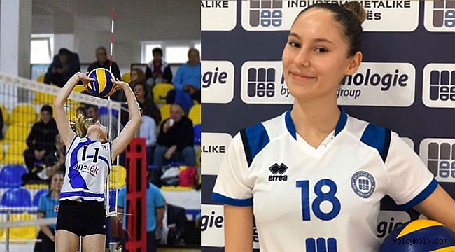 Genç voleybolcu İzel Kahraman, karantina günlerini Kosova'da geçiriyor