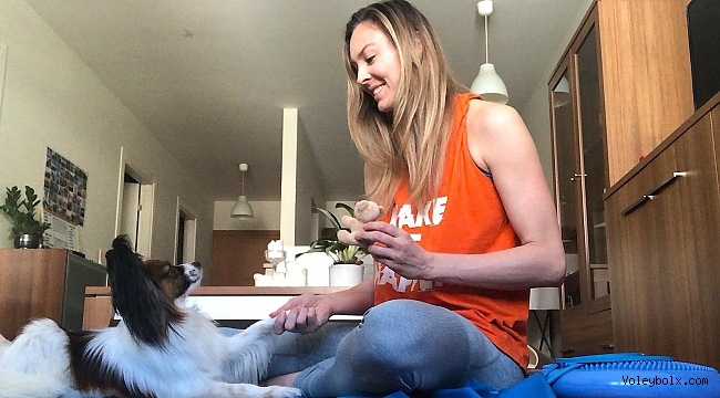 Lauren Gibbemeyer evden aktarıyor