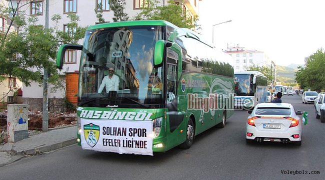 Solhanspor taraftarının Efeler Ligi coşkusu