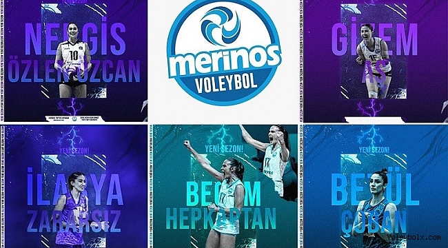 Merinos Voleybol’da beş imza birden!..