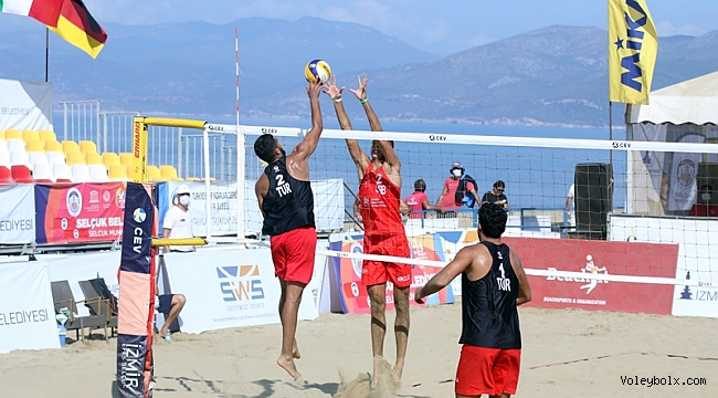 2020 CEV U22 Plaj Voleybolu Avrupa Şampiyonası’nda 2. Gün Sona Erdi