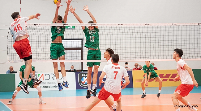 U18 Genç Erkekler Bulgaristan'a 3-0 Mağlup Oldu