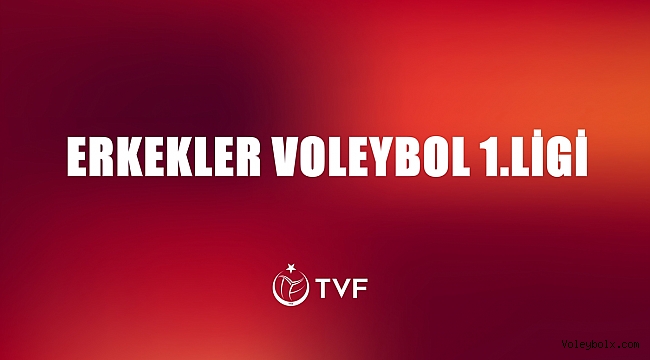 TVF Erkekler Voleybol 1. Ligi'nde 6. Hafta Başladı