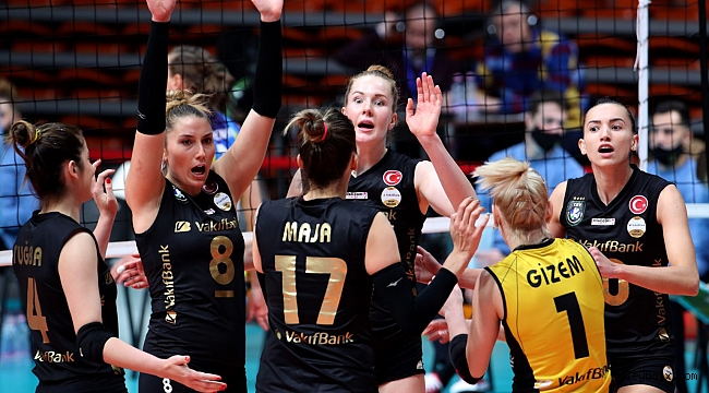 VakıfBank, Şampiyonlar Ligi İlk Ayağını Namağlup Tamamladı