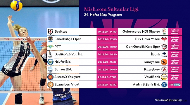 Misli.com Sultanlar Ligi'nde 24. Hafta Başlıyor