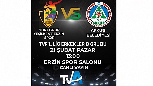 Erzin’deki kritik maç canlı yayınlanacak
