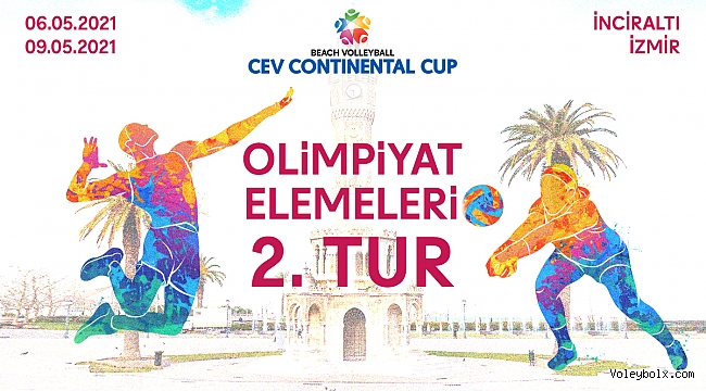 CEV Plaj Voleybolu Continental Cup 2. Turu’nda Heyecan Başlıyor