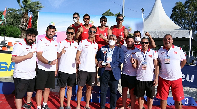 Erkekler CEV Continental Cup’ta Namağlup Şampiyonuz