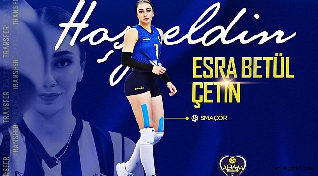 Esra Betül Çetin, Adam Voleybol’da...