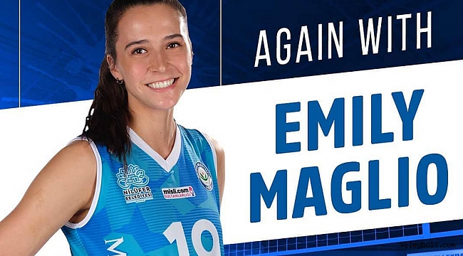 Nilüfer Belediyespor, Emily Maglio ile devam ediyor