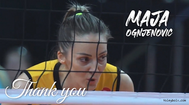 VakıfBank, Maja Ognjenovic’e teşekkür etti
