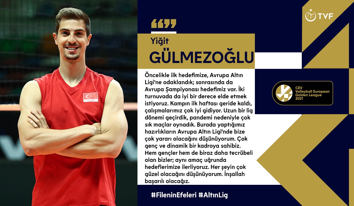 Yiğit Gülmezoğlu: “Takım olarak aynı amaçla hedeflerimize ilerliyoruz”