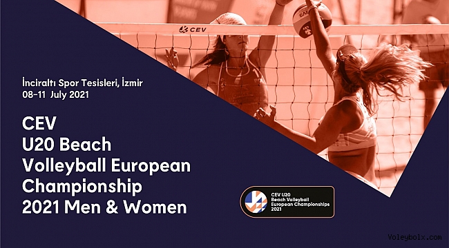 CEV U20 Plaj Voleybolu Avrupa Şampiyonası İzmir’de Başlıyor
