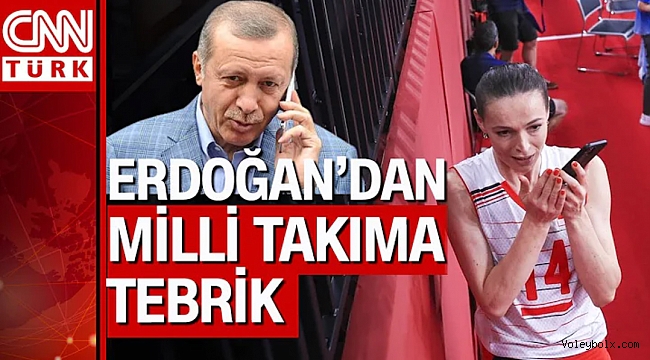 Cumhurbaşkanı Erdoğan, Türkiye'nin gururu Filenin Sultanlarını aradı