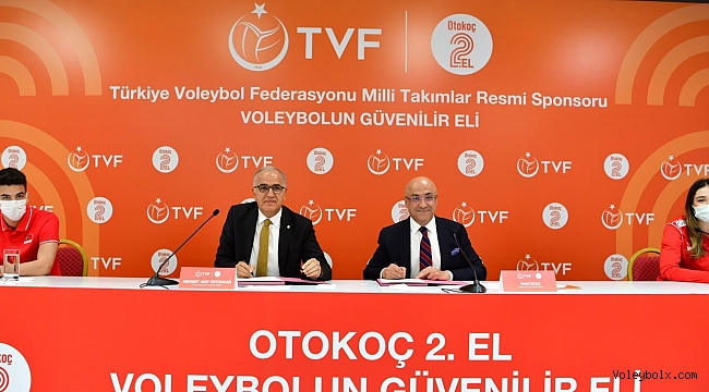 Otokoç 2.El ile TVF Arasında Sponsorluk Anlaşması İmzalandı