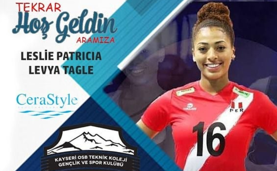 Turkuaz Seramik OSB Teknik Koleji, Leslie Leyva ile sözleşme yeniledi