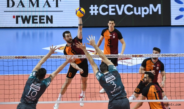 Galatasaray HDI Sigorta, Powervolleys Düren’i 3-2 Mağlup Etti