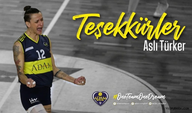 Adam Voleybol ile Aslı Türker’in yolları ayrıldı..