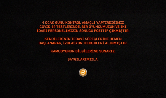 Eczacıbaşı’nda üç Covid-19 vakası