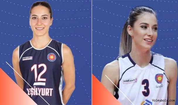 Pınar Atasever ve Burcu Yönder, Çukurova Belediyespor'da..