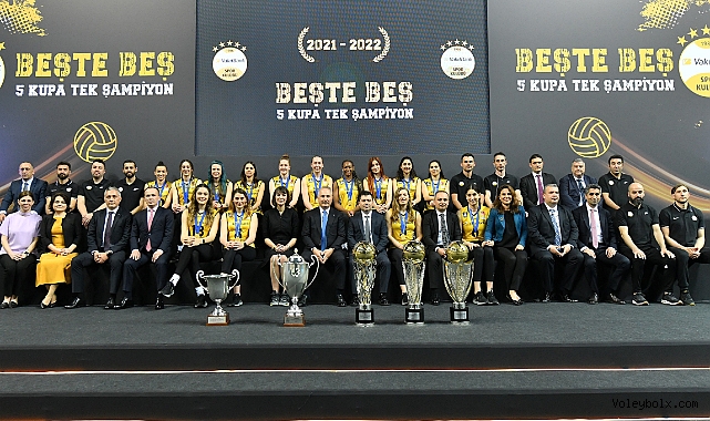 VakıfBank'tan Mükemmel Sezon - 5'te 5