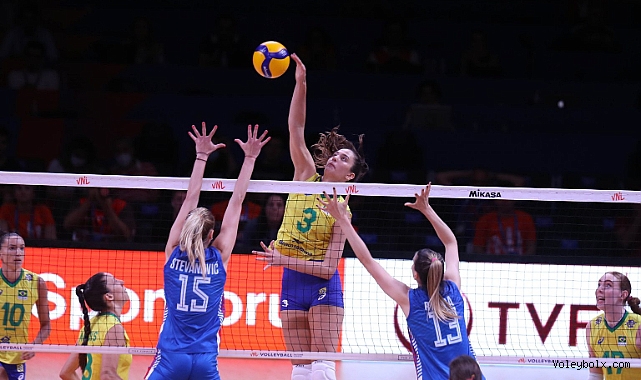 FIVB Milletler Ligi’nde İlk Finalist Brezilya Oldu