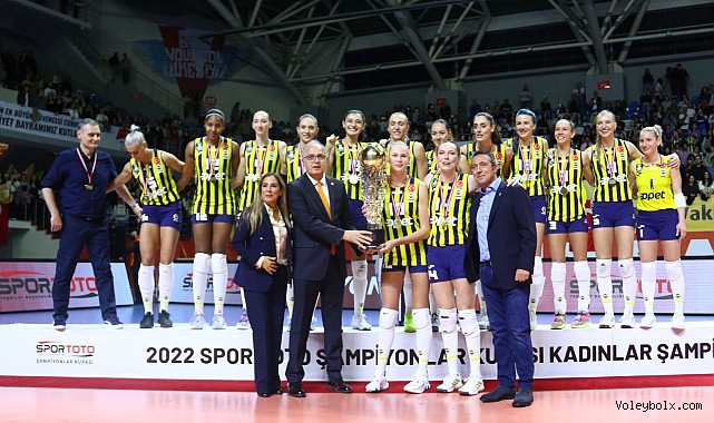 2022 Spor Toto Şampiyonlar Kupası'nda Şampiyon Fenerbahçe Opet