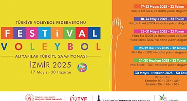 Festival Voleybol Heyecanı İzmir'de Başlıyor