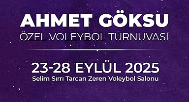 Ahmet Göksu Özel Voleybol Turnuvası yapılacak