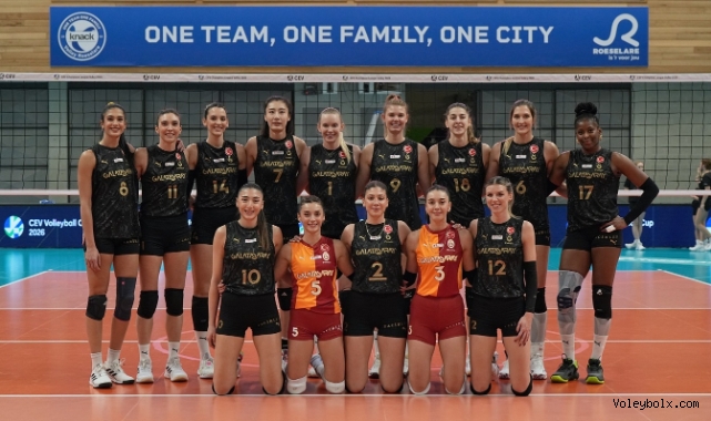 Galatasaray Daikin Roeselare’yi 3-0 Mağlup Etti