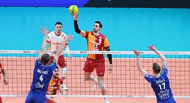 Şampiyonlar Ligi'nde Galatasaray HDI Sigorta, Halkbank'ı 3-1 Mağlup Etti
