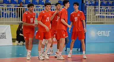 U18 Erkek Milli Takımımız, Karadağ'ı 3-1 Mağlup Etti